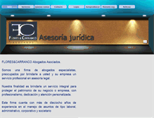Tablet Screenshot of fycabogados.com